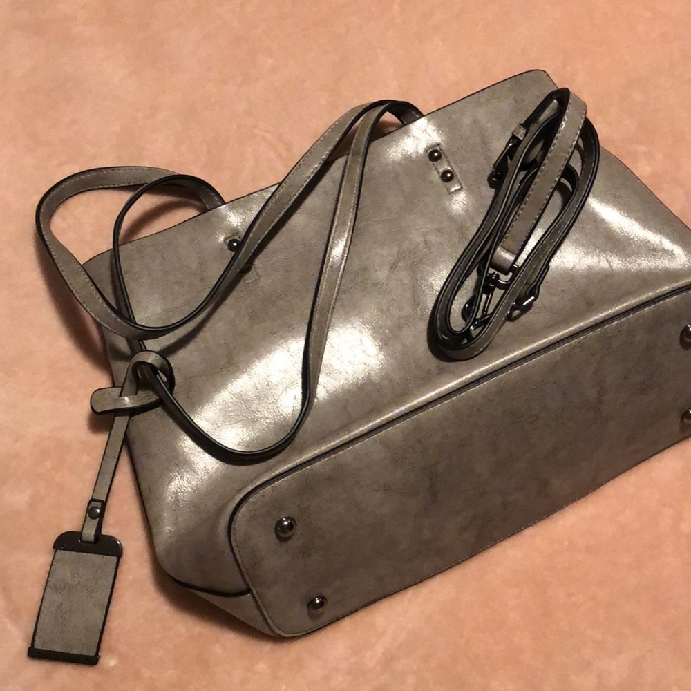 Grey purse never used